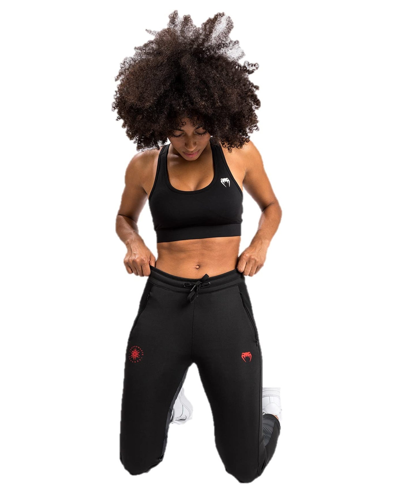 Venum Women's Standard Phantom Jogging Pants - Black/Red