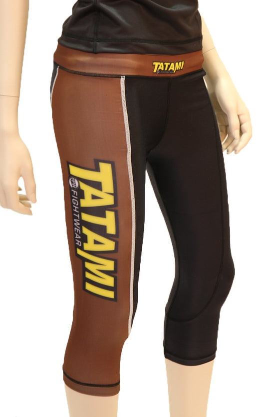 Tatami Fightwear Ladies IBJJF Grappling Tights - Brown