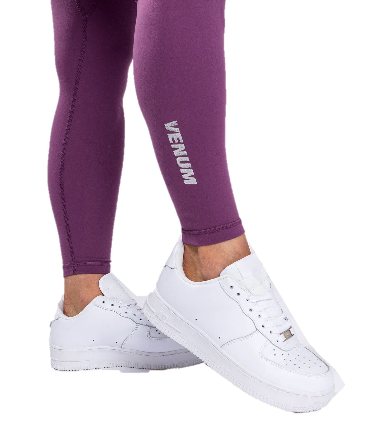 Venum Women's Standard Essential Lifestyle Leggings - Dusky Orchid/Brushed Silver