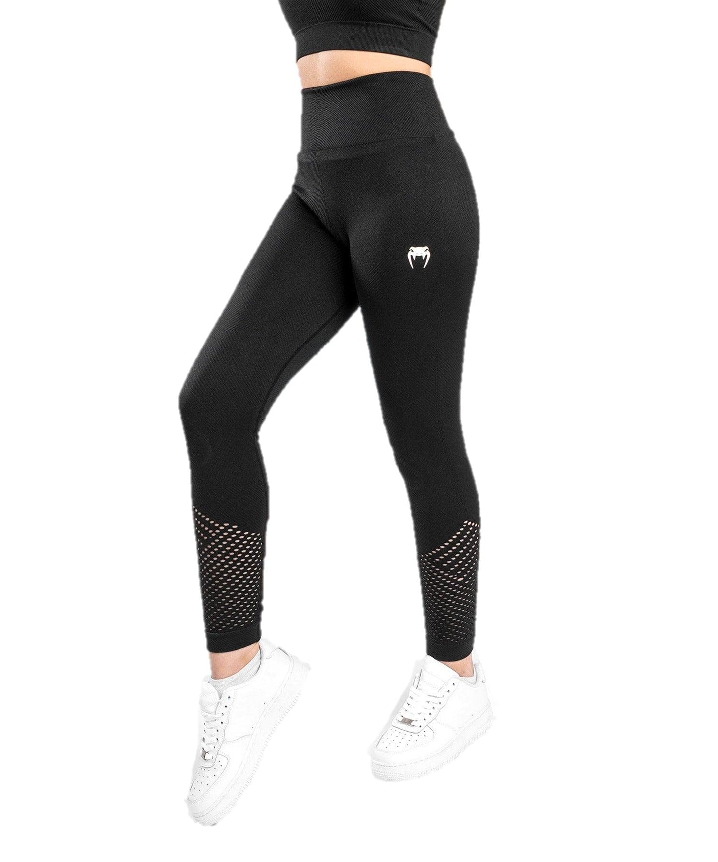 Venum Women's Standard Sparring Seamless 7/8 Leggings - Black