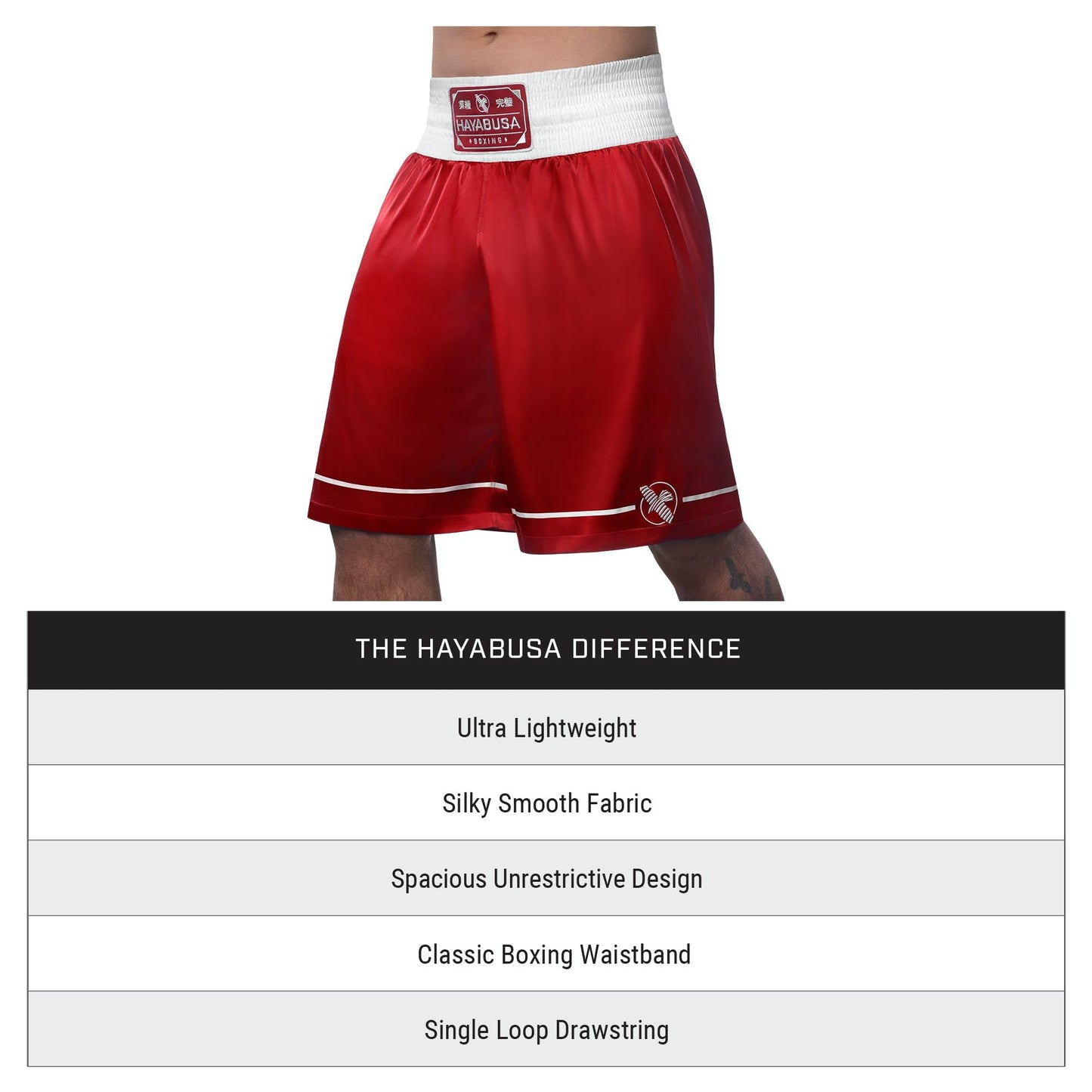 Hayabusa Pro Boxing Shorts - Red