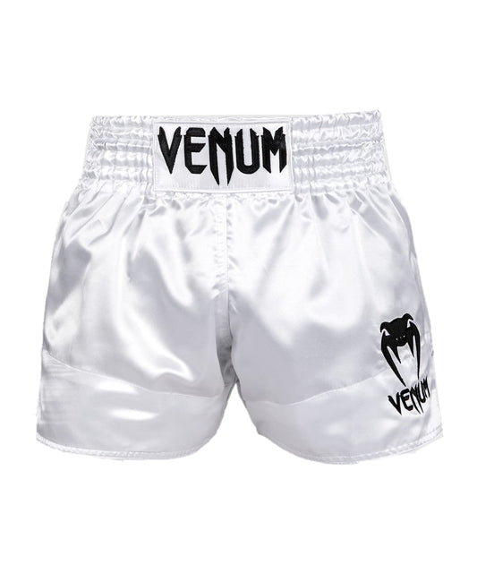 Venum Muay Thai Shorts Classic - White/Black