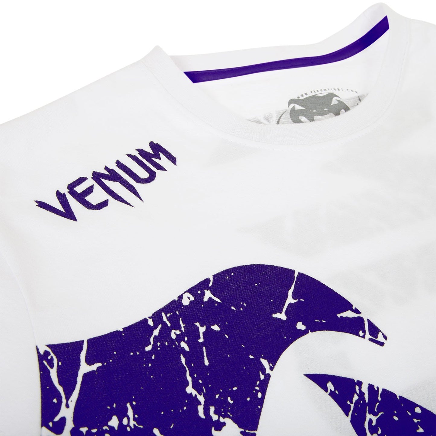 Venum Mens Classic T-Shirt - White/Purple