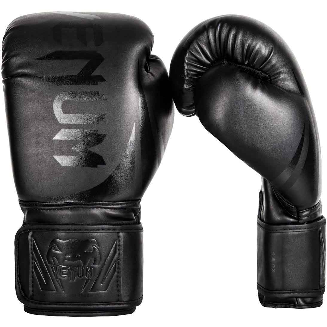 Venum Challenger 2.0 Boxing Gloves - Black/Black, 16 oz