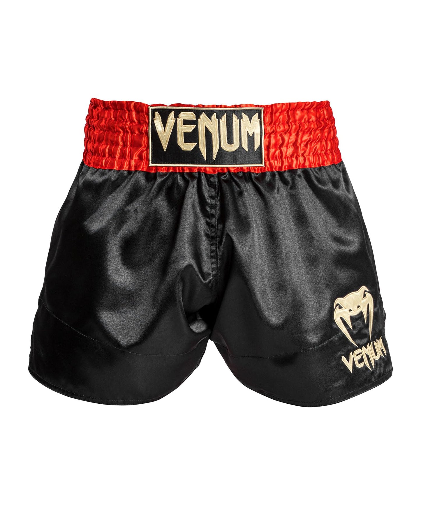 Venum Muay Thai Shorts Classic - Red/Black/Gold