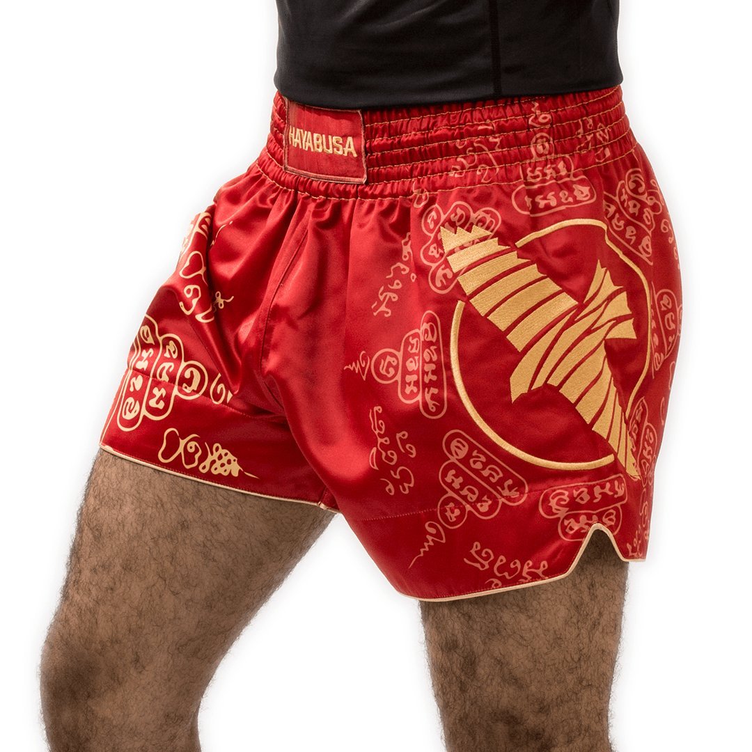 Hayabusa Falcon Muay Thai Shorts - Red