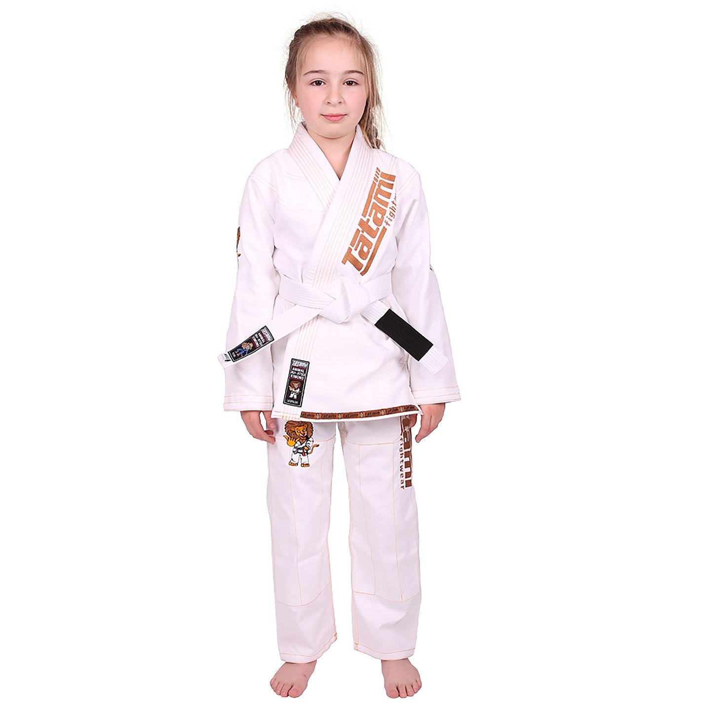 Tatami Fightwear Meerkatsu Kids Animal Jiu Jitsu Gi and Free White Belt - White