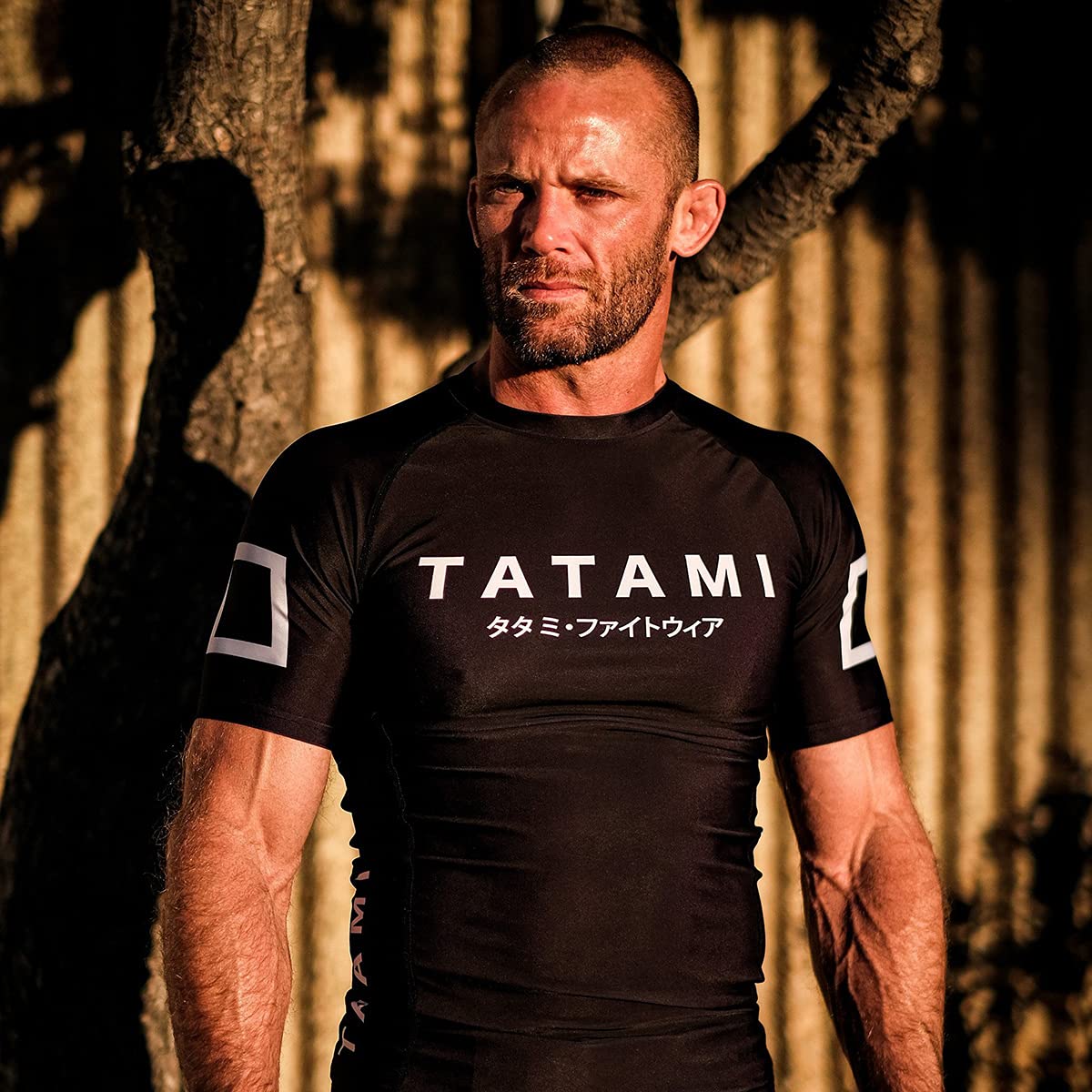 Tatami Fightwear Katakana Short Sleeve Rashguard - Black