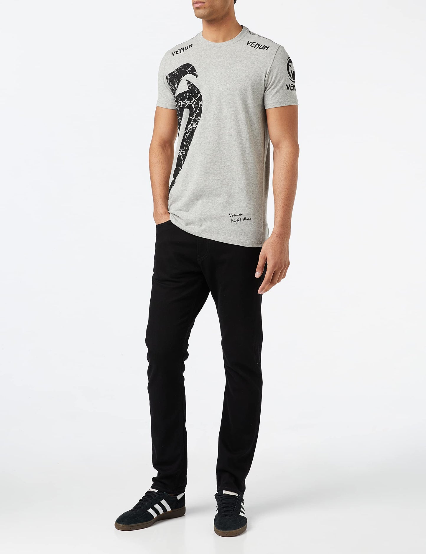 Venum Mens Classic T-Shirt - Grey/Black