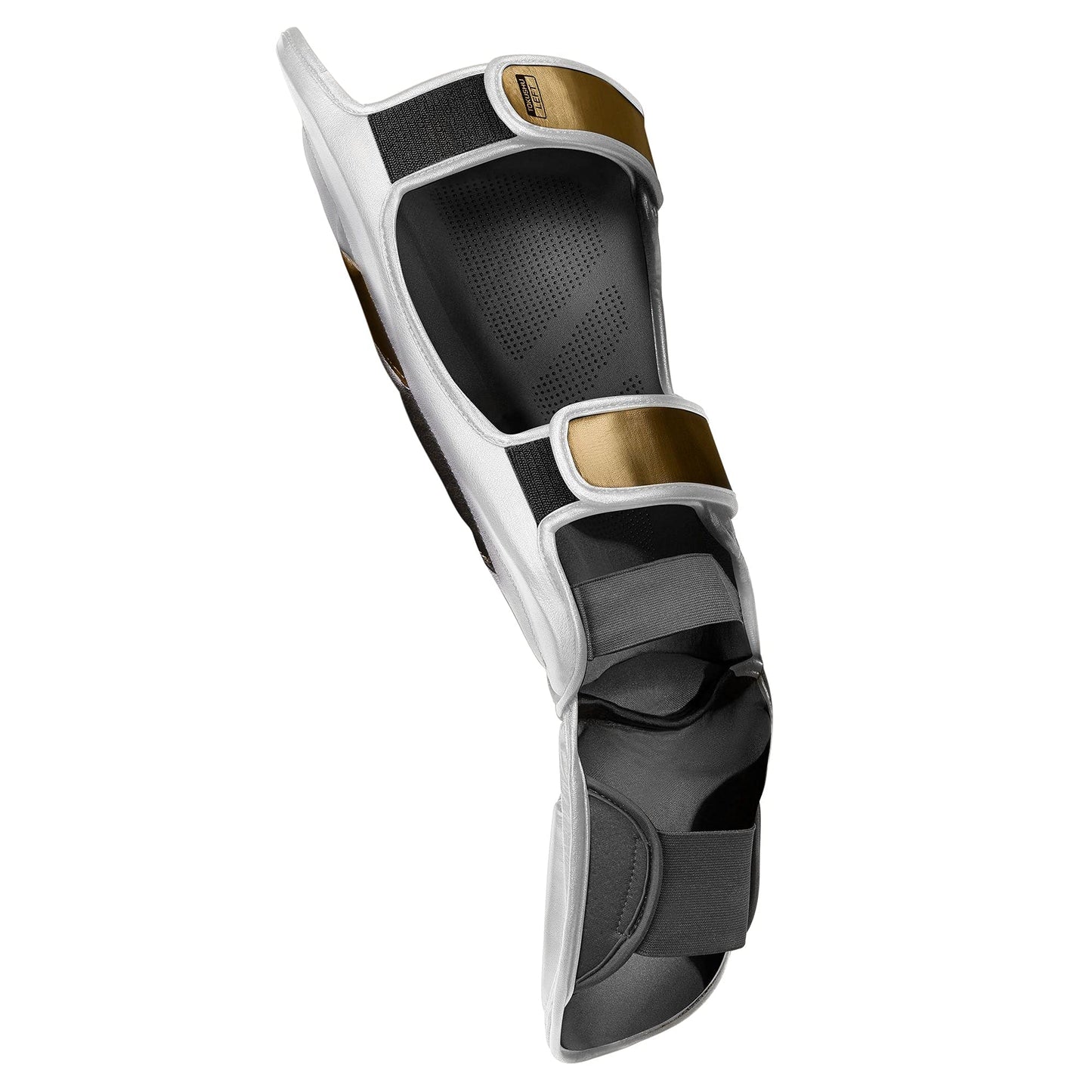 Hayabusa T3 Striking Shinguards - White/Gold