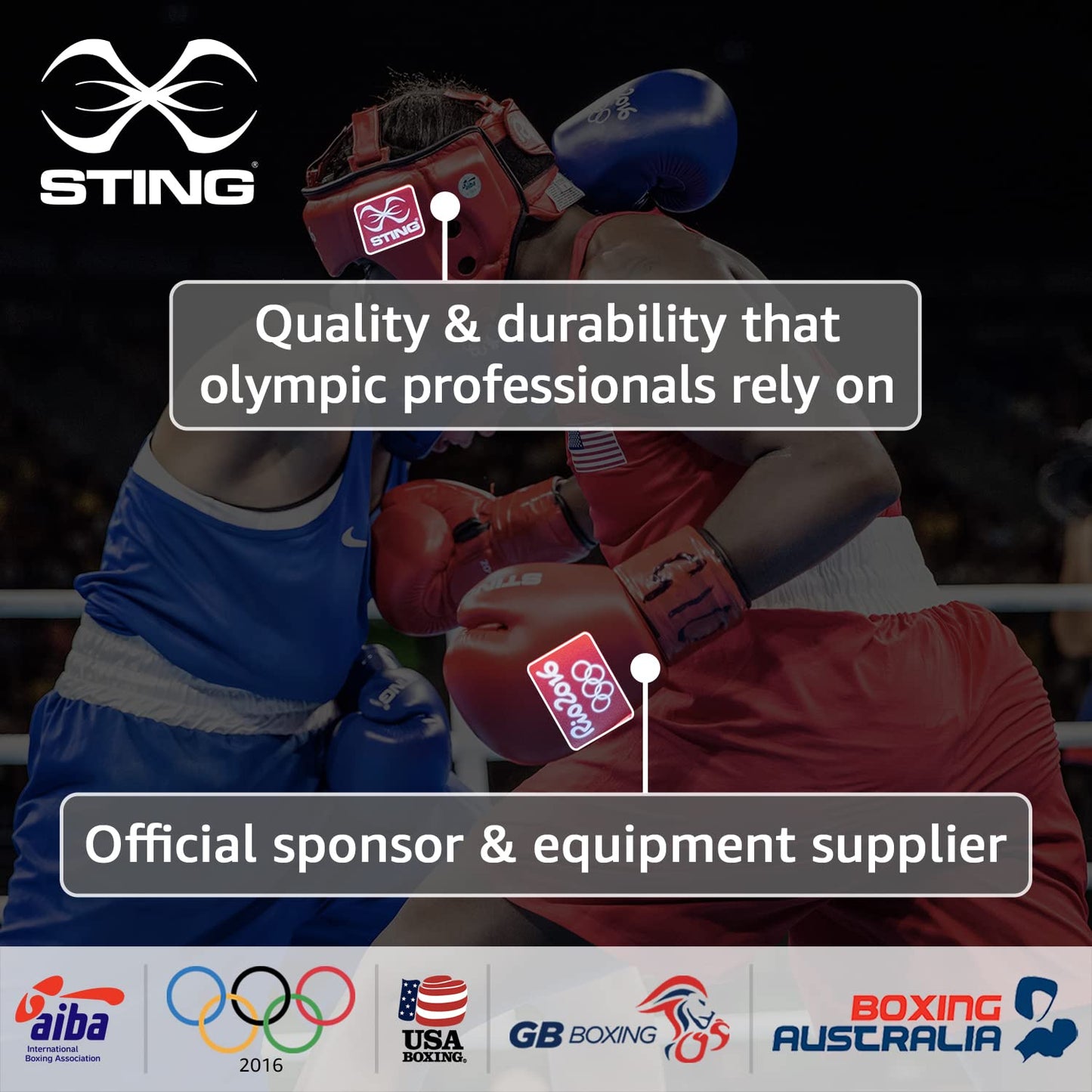 STING Elasticized Boxing Hand Wraps, Boxing Equipment for Professional Competition and Training