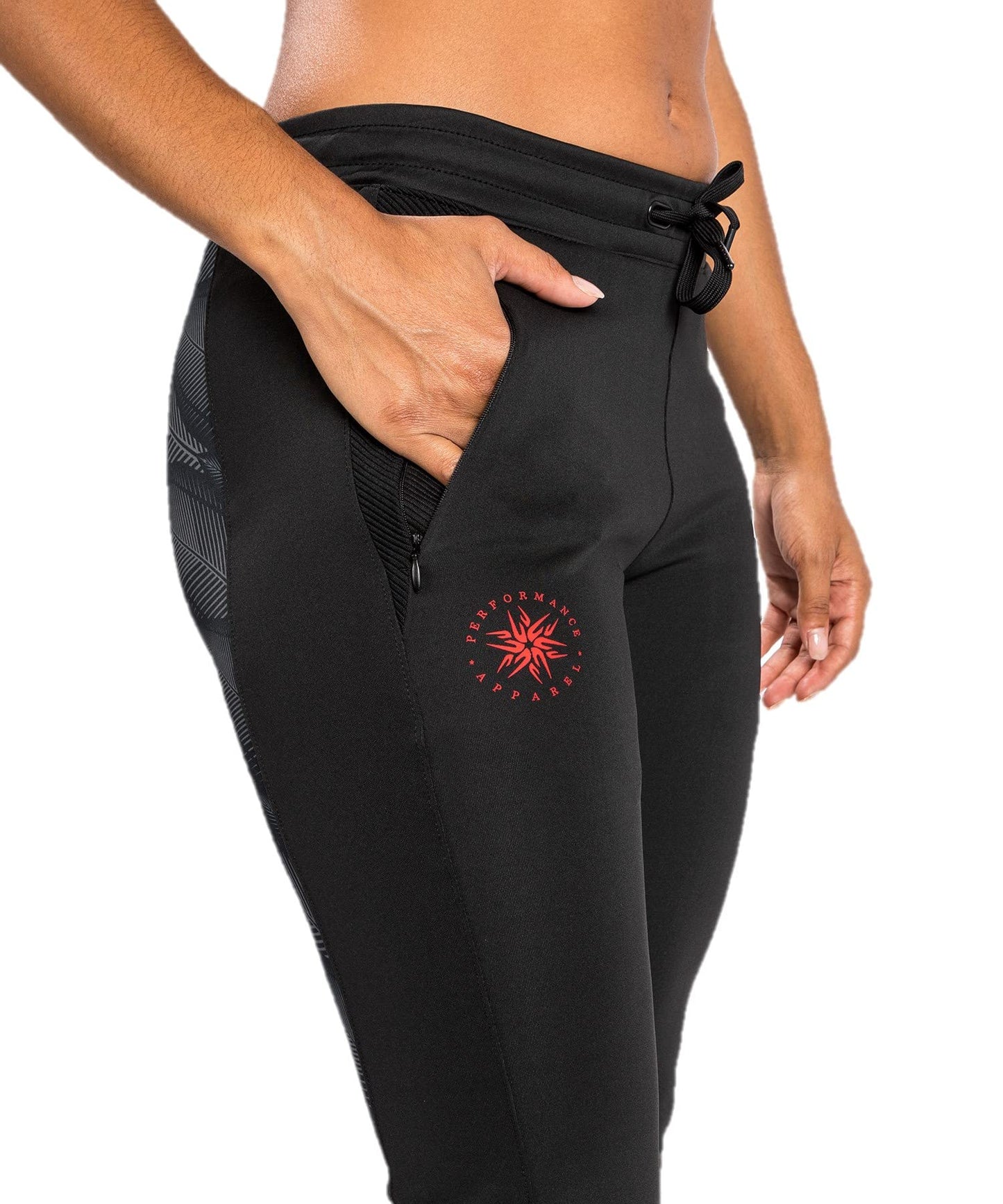 Venum Women's Standard Phantom Jogging Pants - Black/Red