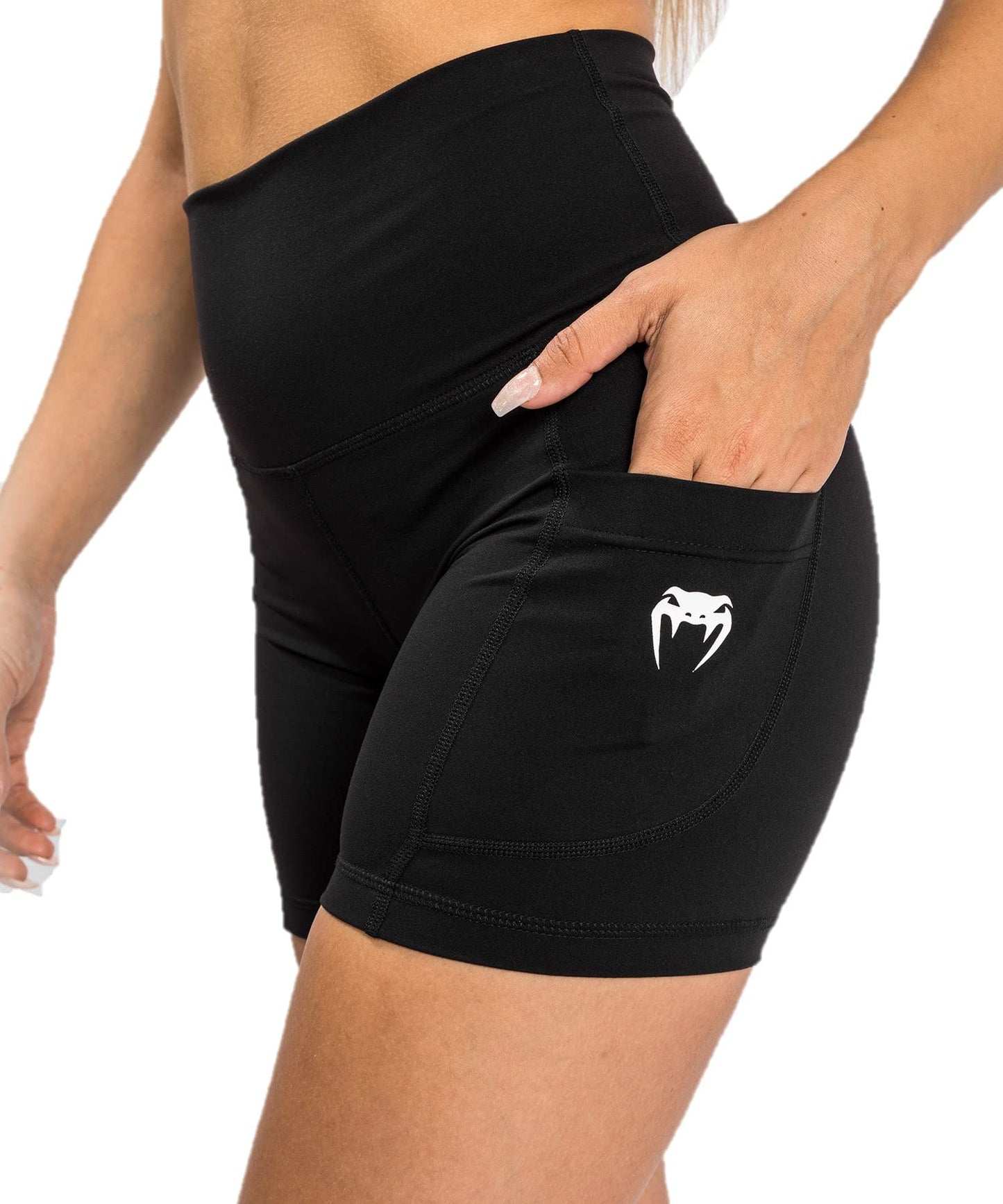 Venum Women's Standard Essential Biker Shorts - Black