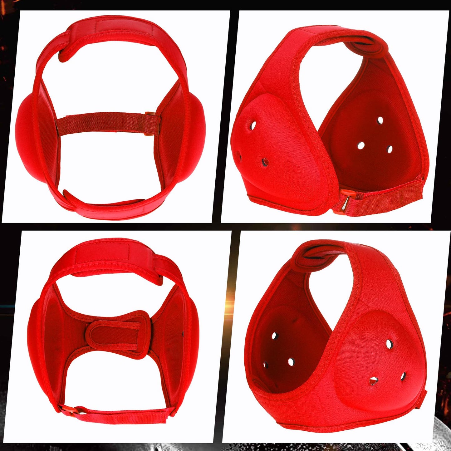 Jerify 4 Pcs Wrestling Headgear for Kids | Youth - Assorted Colors