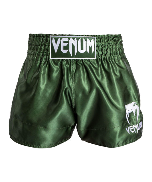 Venum Muay Thai Shorts Classic - Khaki/White