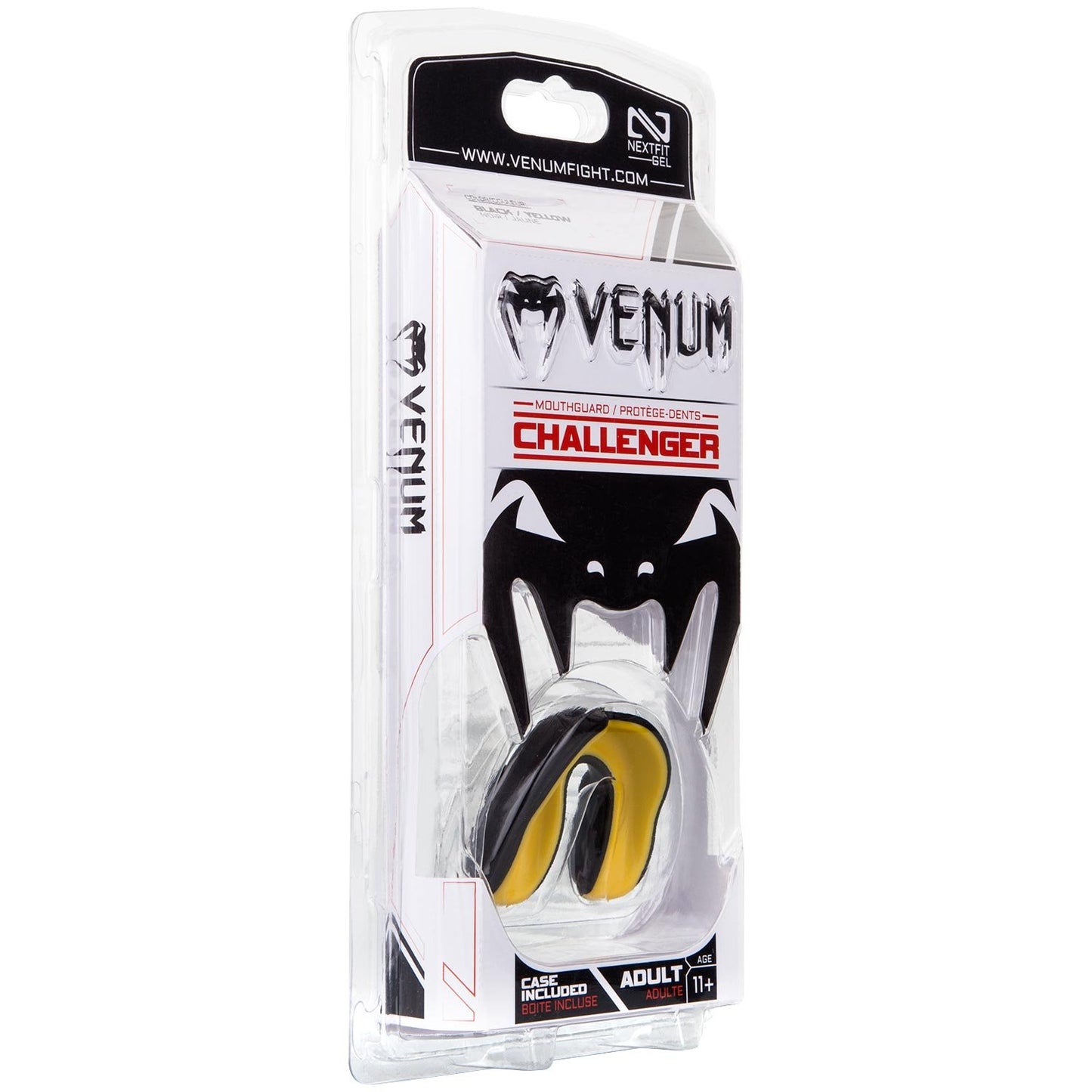 Venum Challenger Mouthguard - Black/Yellow