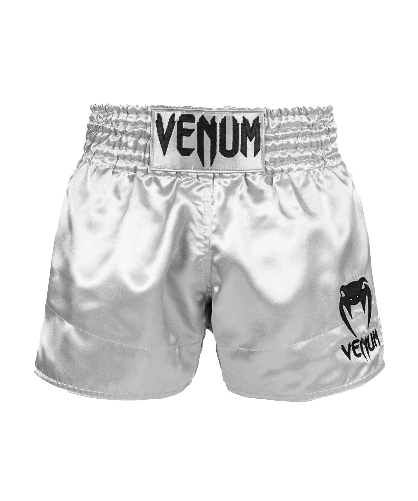 Venum Muay Thai Shorts Classic - Silver/Black