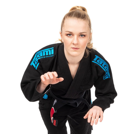 Tatami Fightwear Women's Estilo Black Label BJJ Gi - Blue/Black