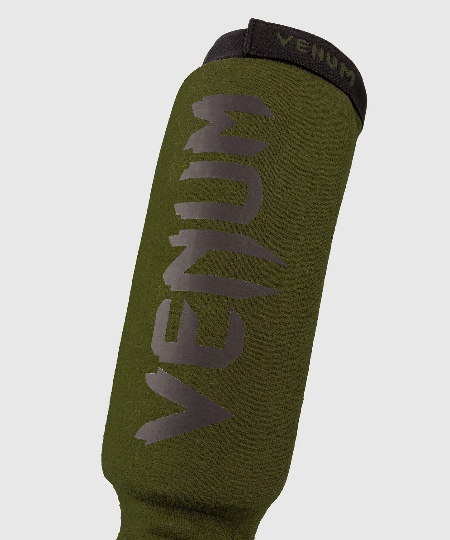 Venum Kontact Shin Guards - Khaki/Black