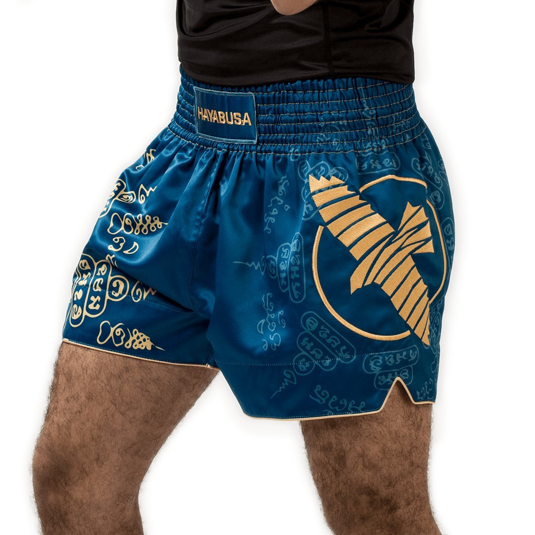 Hayabusa Falcon Muay Thai Shorts - Blue