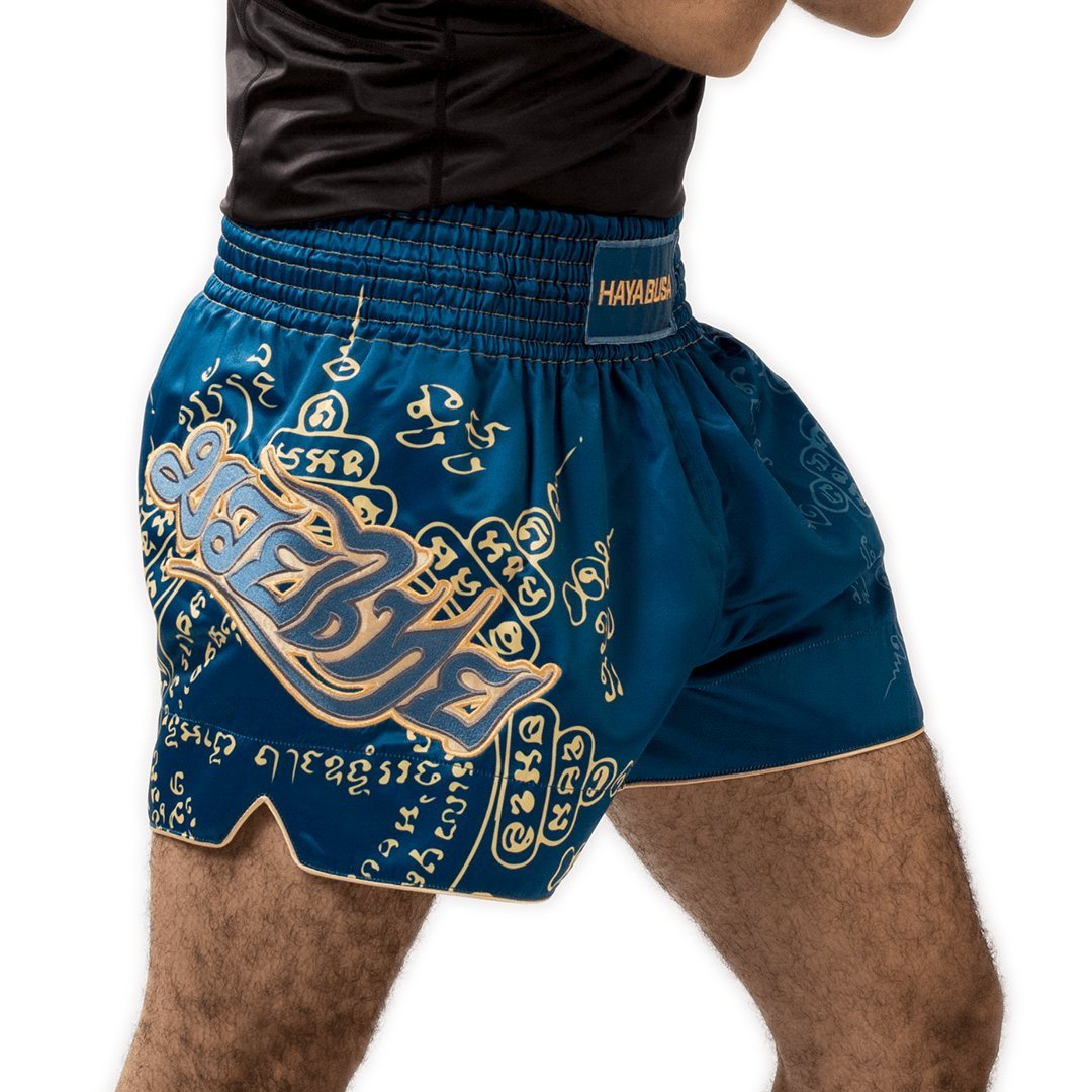 Hayabusa Falcon Muay Thai Shorts - Blue