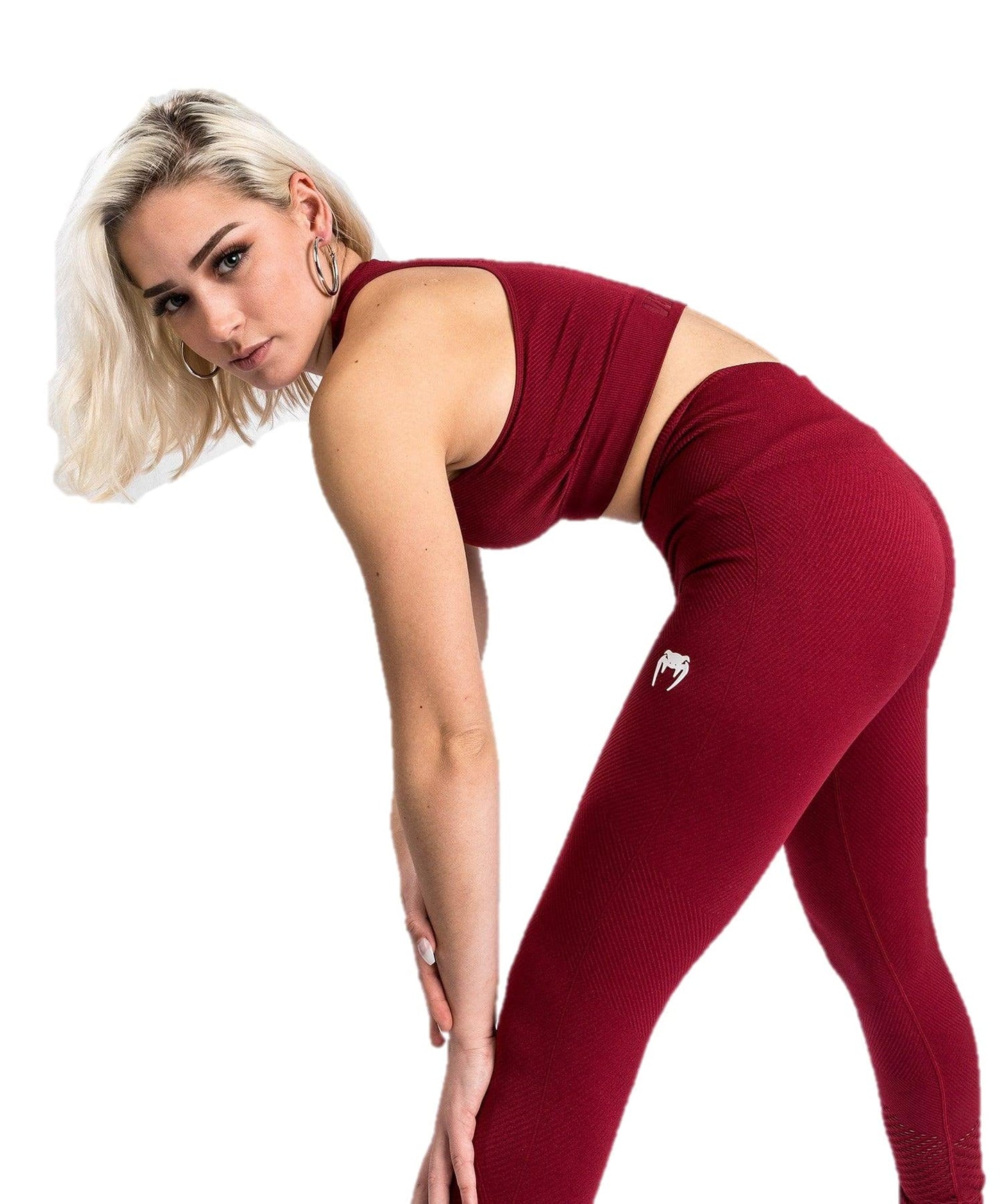 Venum Women's Standard Sparring Seamless 7/8 Leggings - Burgundy