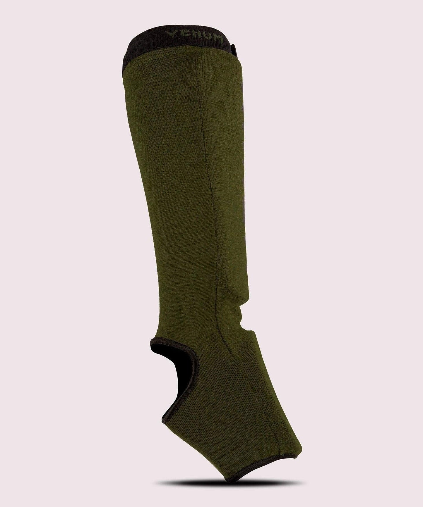 Venum Kontact Shin Guards - Khaki/Black