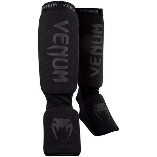 Venum Kontact Shin Guards - Black/Black