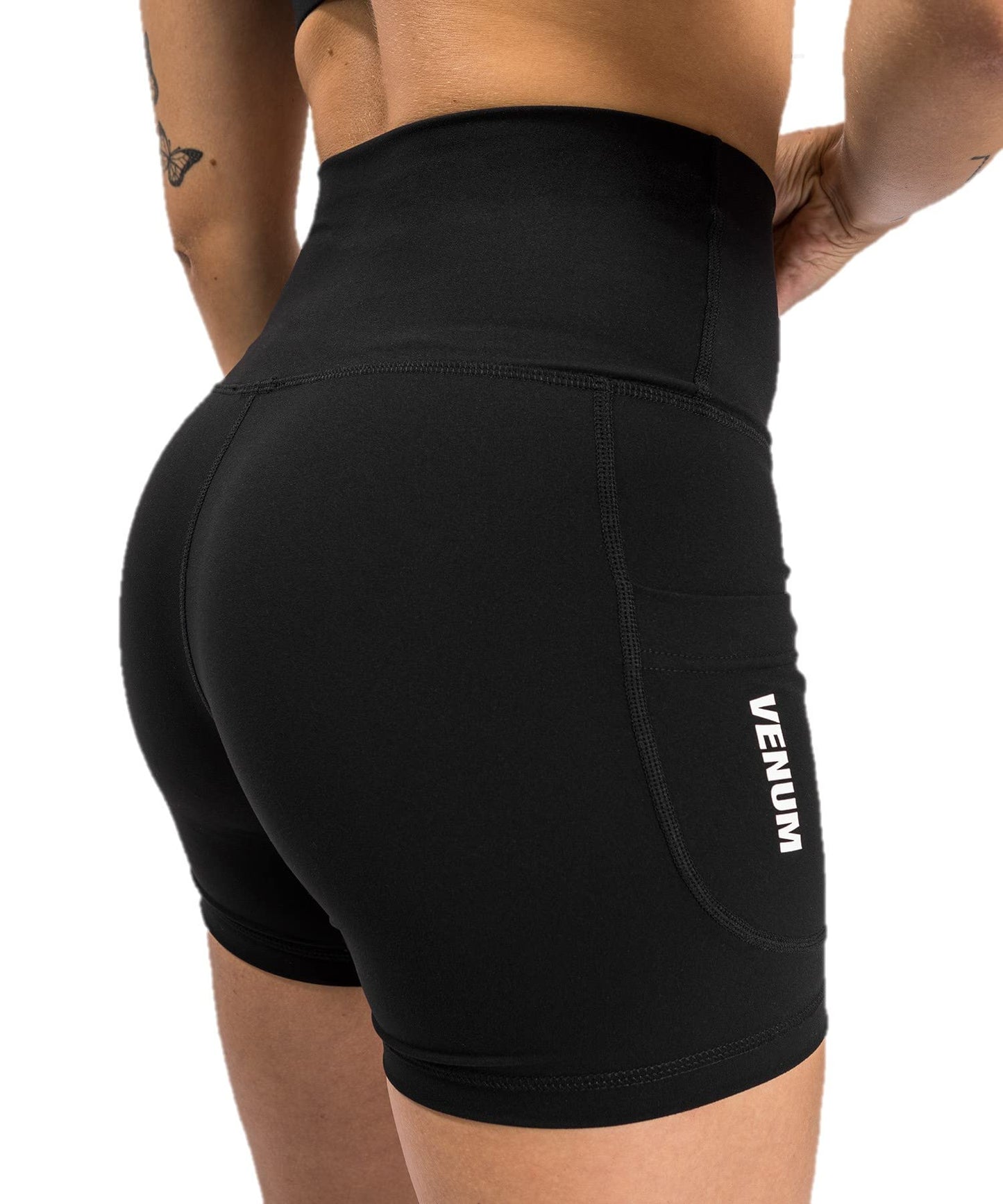 Venum Women's Standard Essential Biker Shorts - Black