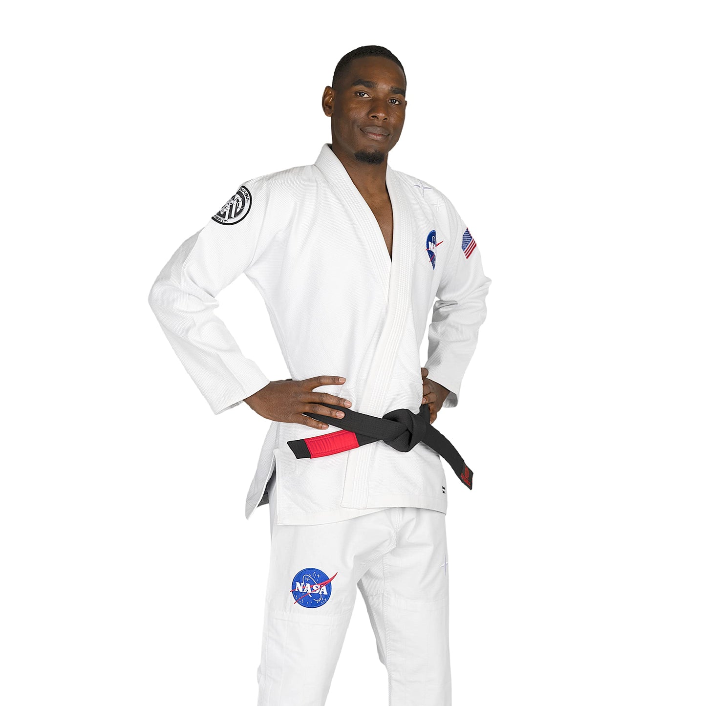 Sanabul NASA Brazilian Jiu Jitsu Gi for Men & Women - White/Black