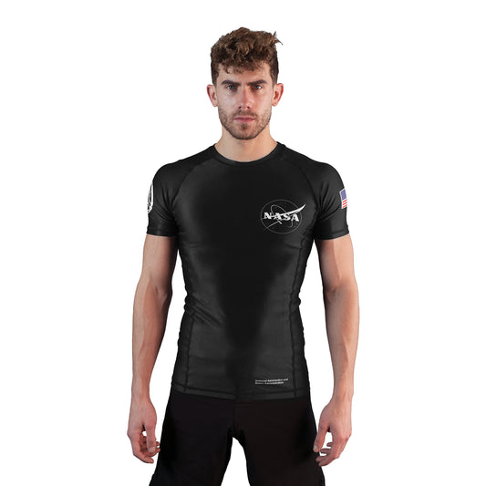 Sanabul NASA Short Sleeve Compression Rash Guard - Dark Matter