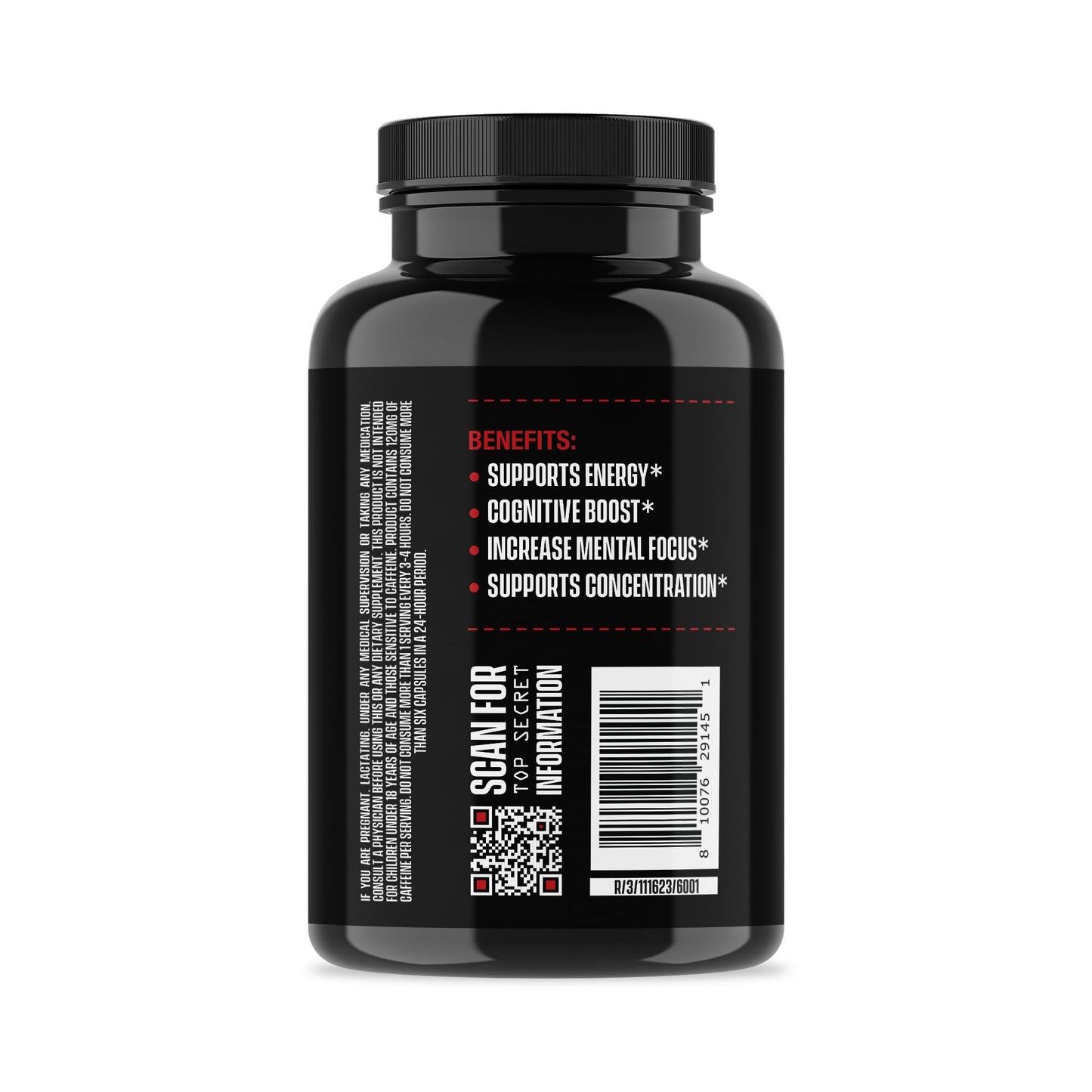 Jocko Fuel Discipline GO Brain Booster - Nootropic Dietary Supplements for Memory & Focus - PreWorkout Energy & Focus Supplement (90 Capsules)