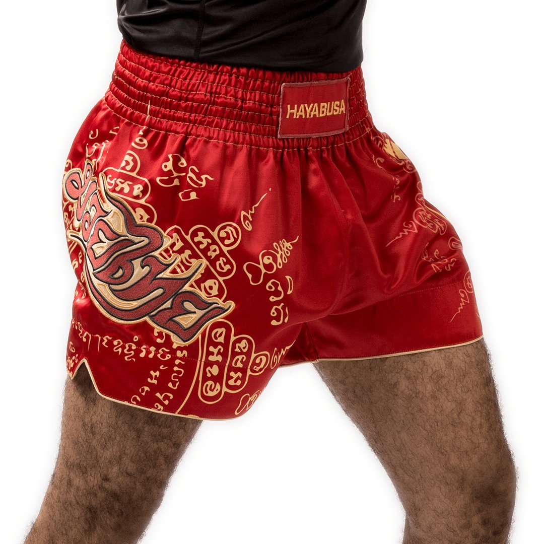 Hayabusa Falcon Muay Thai Shorts - Red