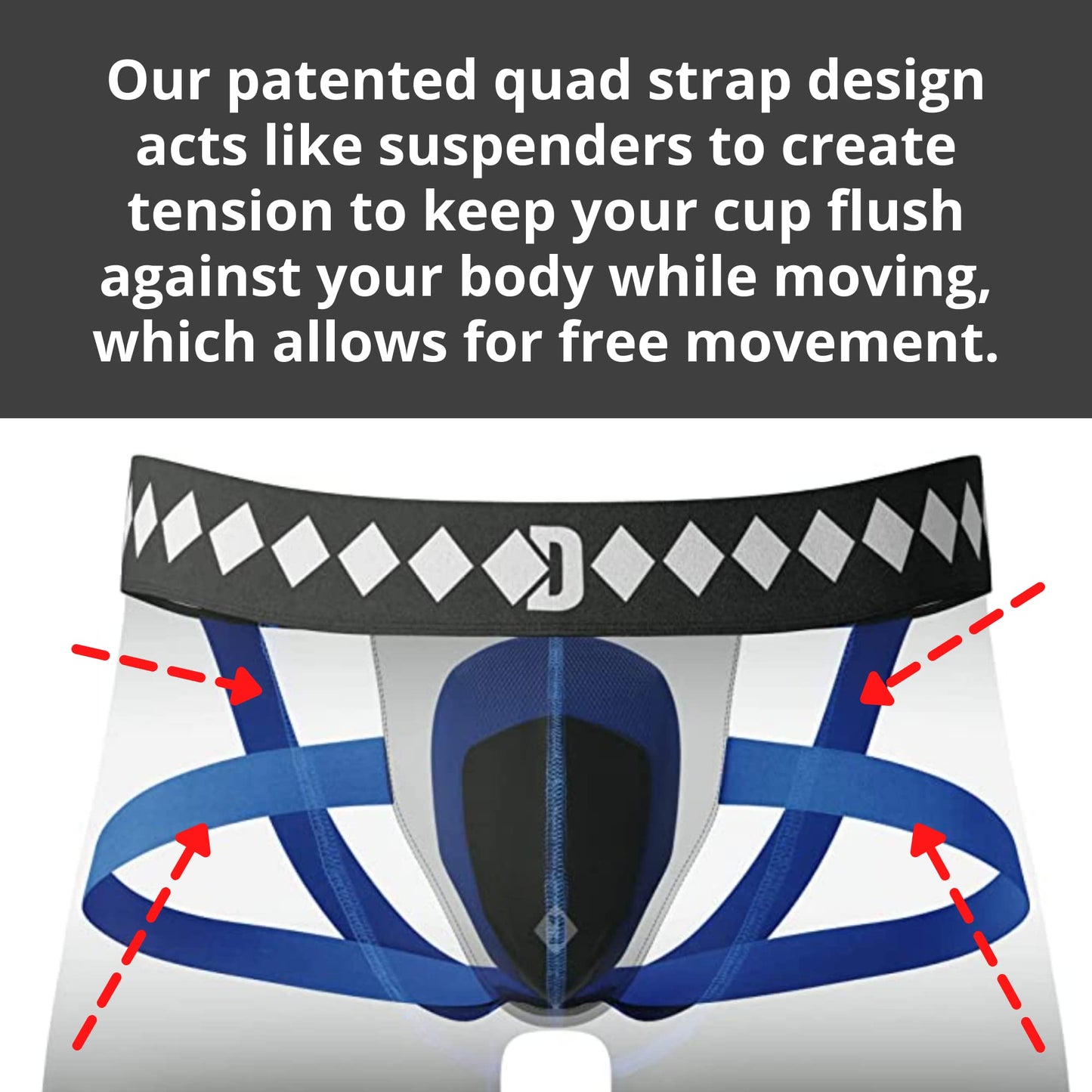 Diamond MMA Compression Short Built-in Jock Strap & Athletic Cup Groin Protection System