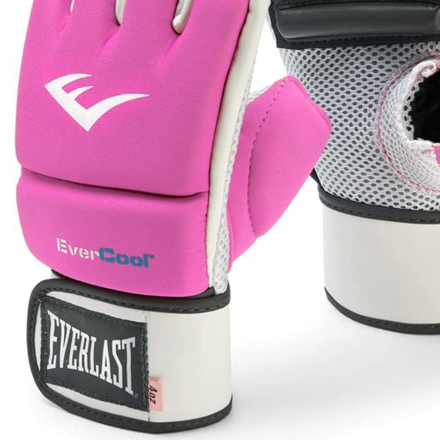 Everlast Evercool MMA Kickboxing Gloves with Mesh Palm and Knuckle Padding - Pink