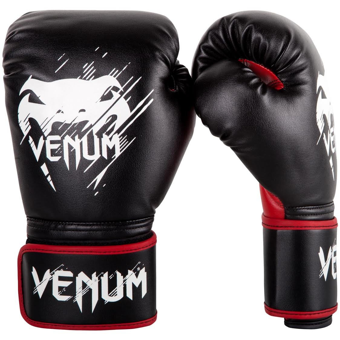 Venum Contender Kids Boxing Glove - Black/Red