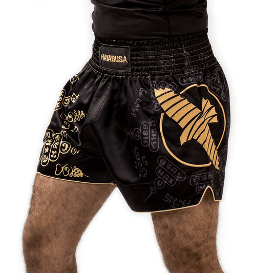 Hayabusa Falcon Muay Thai Shorts - Black