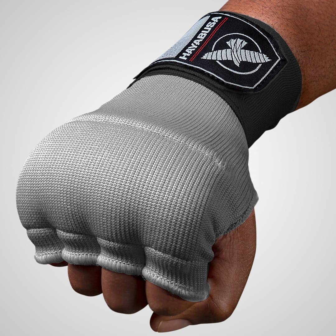 Hayabusa Quick Gel Boxing Hand Wrap Gloves - Grey