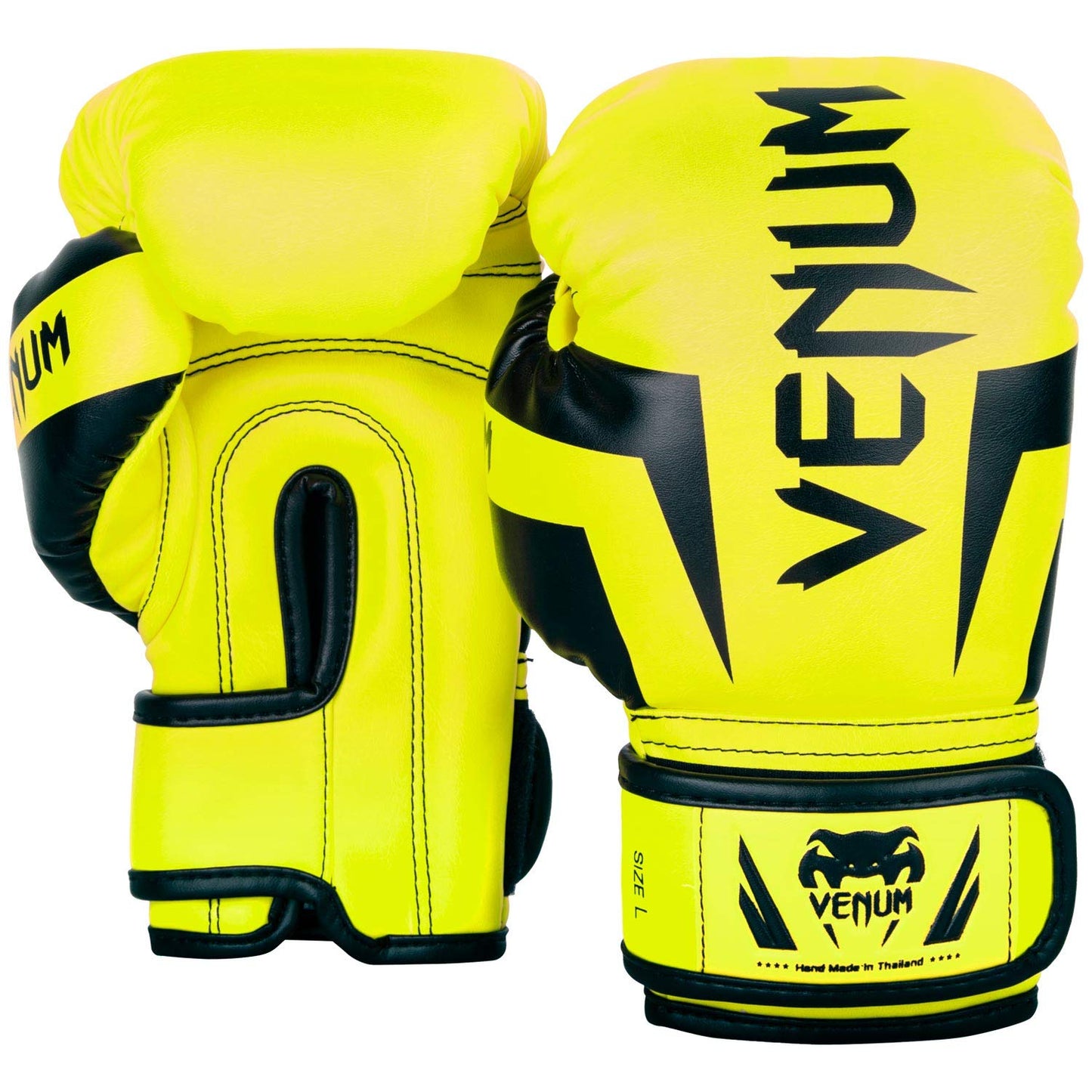 Venum Unisex Kid's Elite Boxing Gloves - Neo Yellow