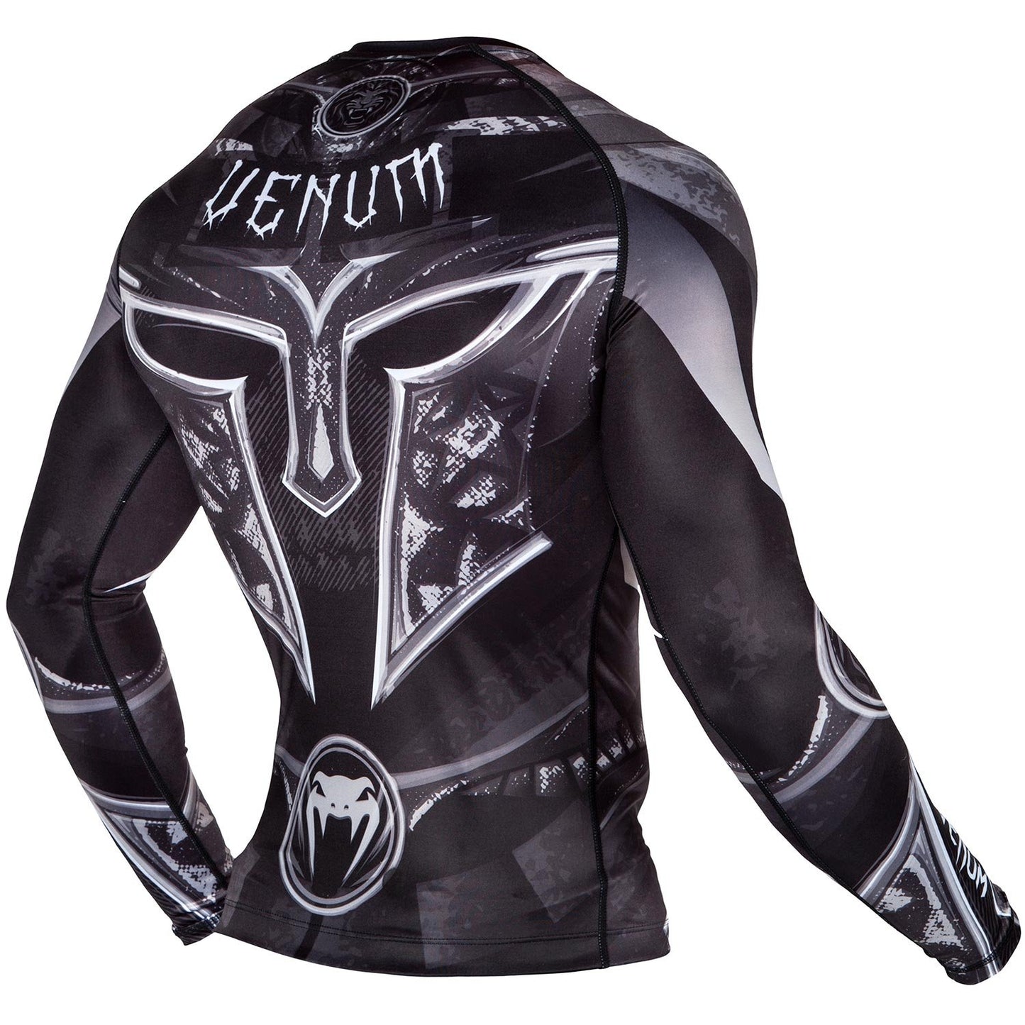 Venum Gladiator 3.0 Long Sleeve Rashguard - Black/White