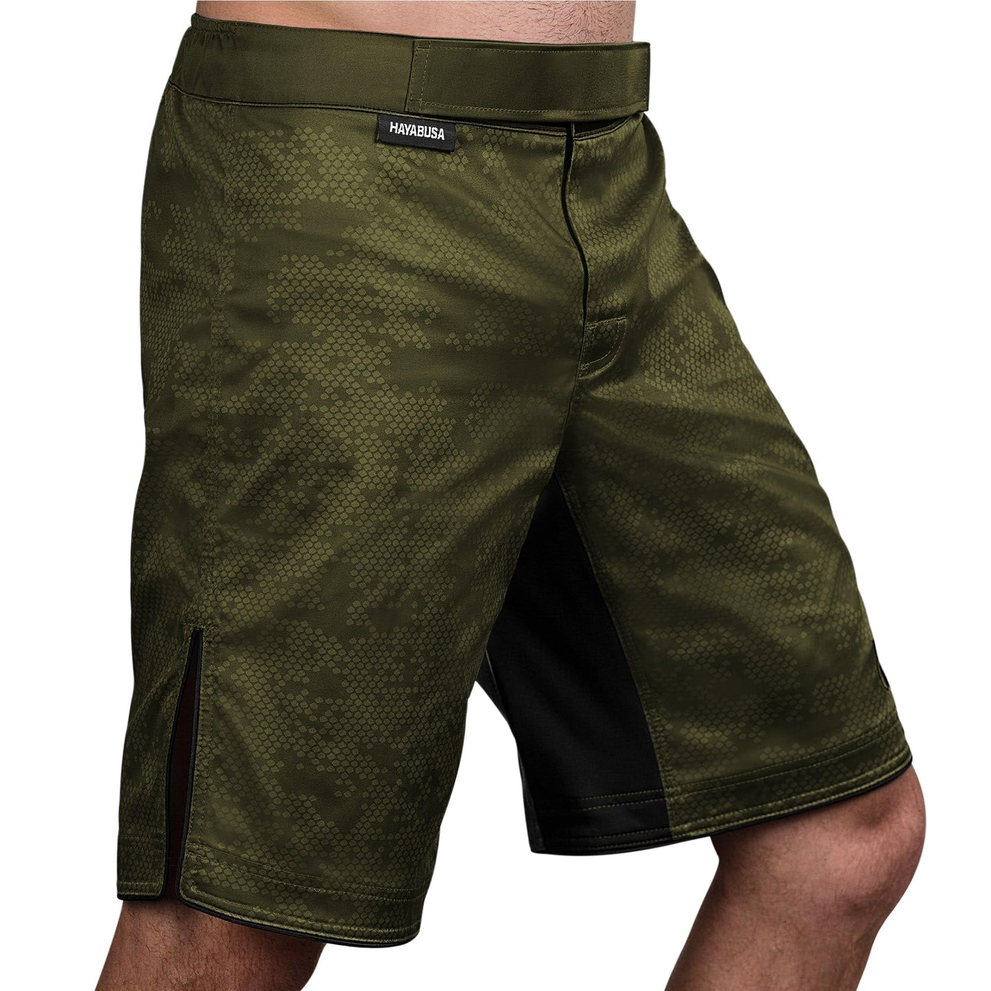 Hayabusa Hexagon BJJ Shorts - Green