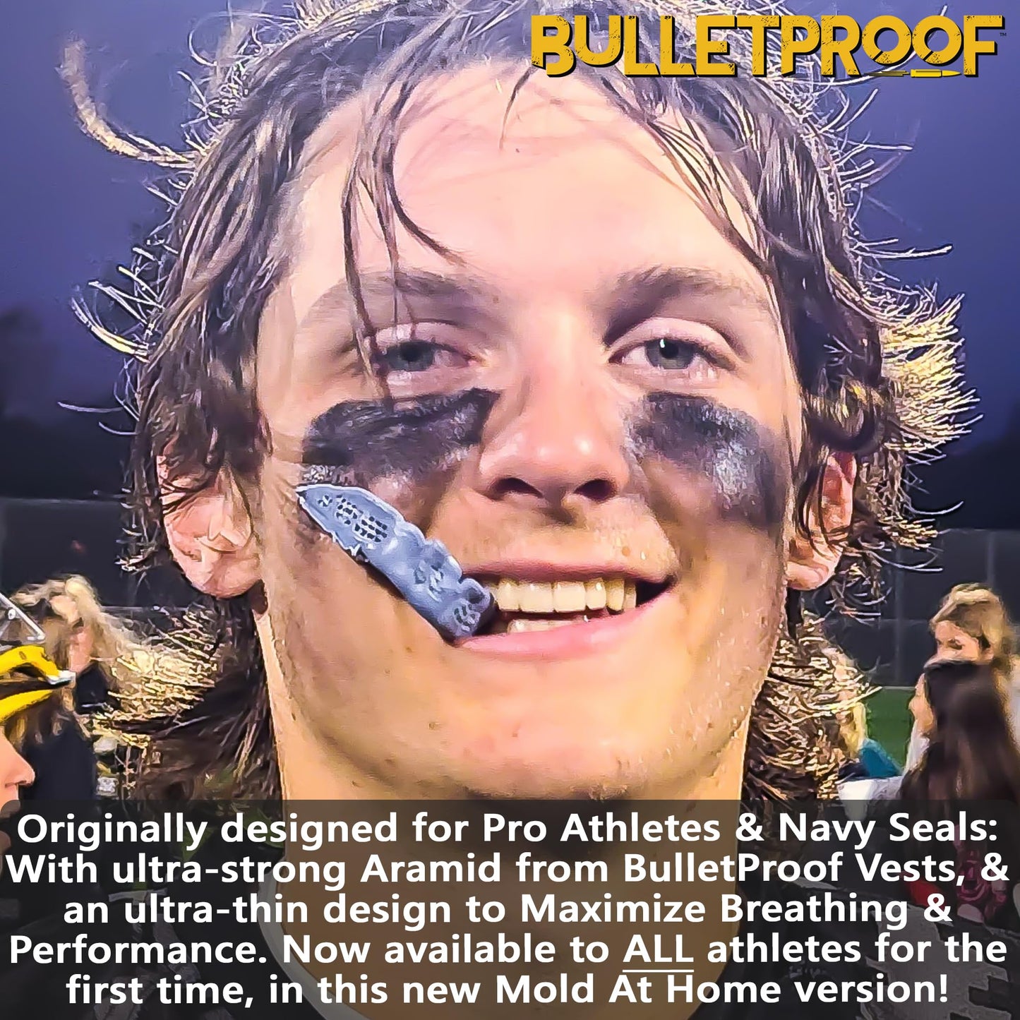 Bulletproof: World’s Thinnest Most Breathable Mouthguard - Multiple Colors & Sizes