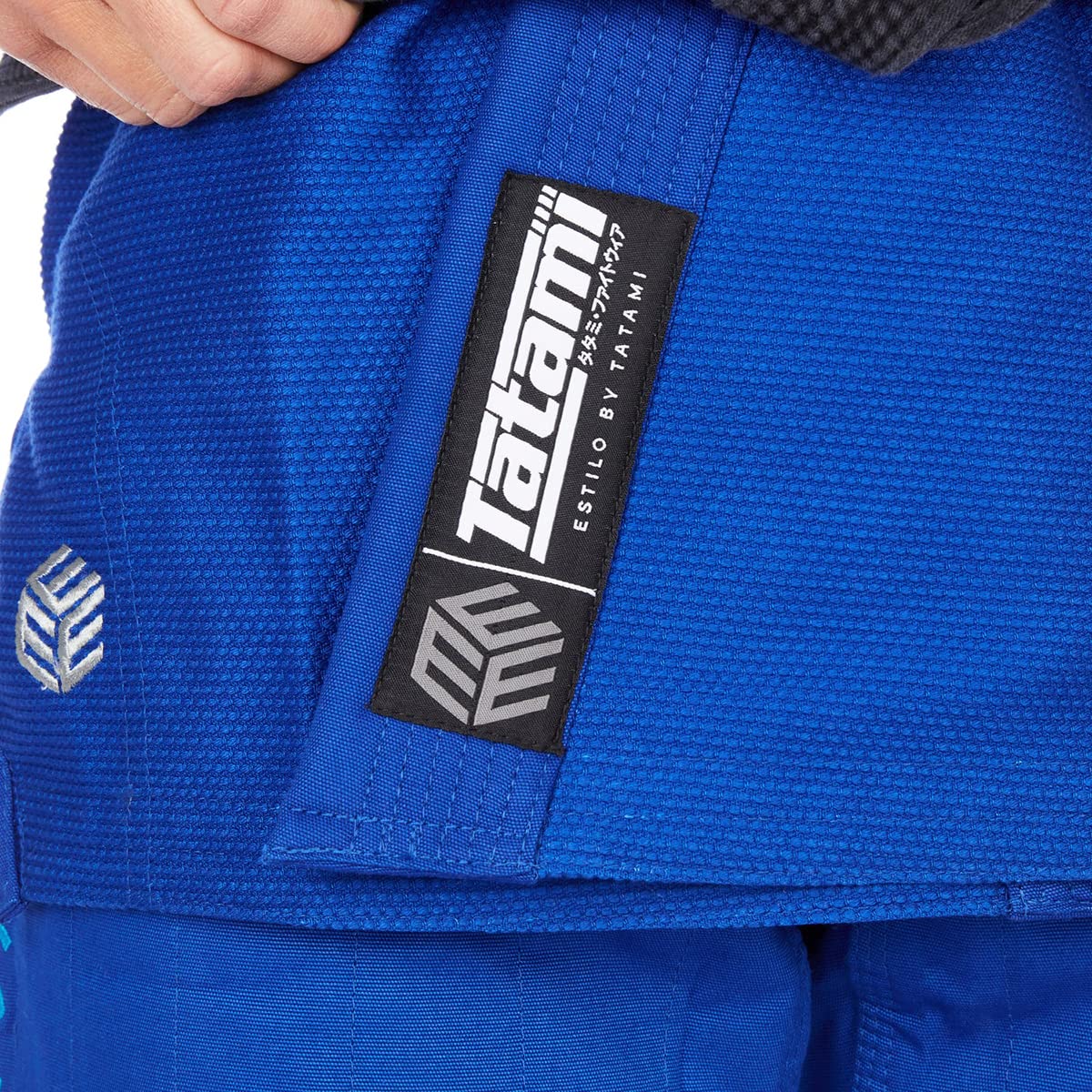 Tatami Fightwear Women's Estilo Black Label BJJ G - Gray/Blue