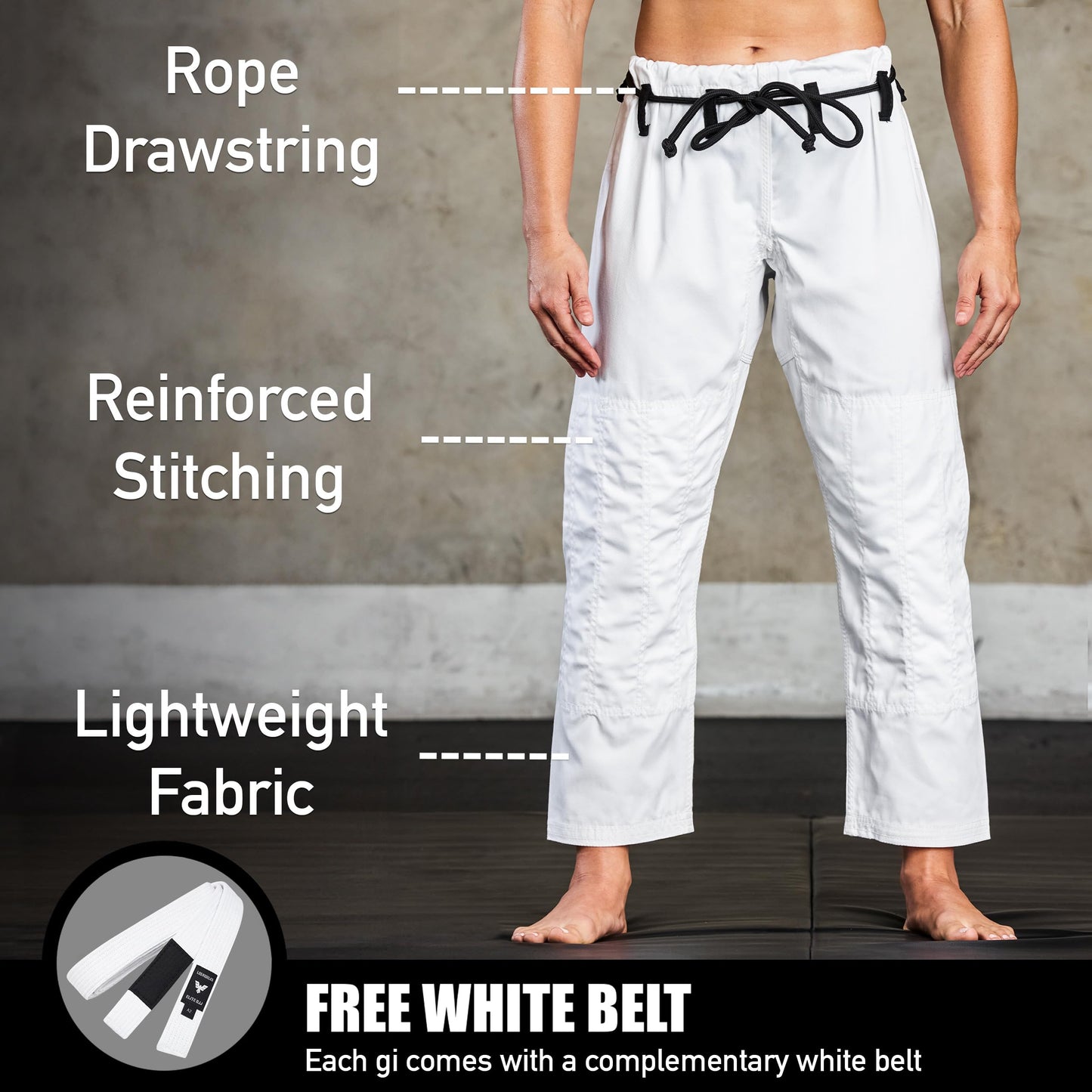 Elite Sports Ultra-Light Women's IBJJF Jiu-Jitsu GI for Women