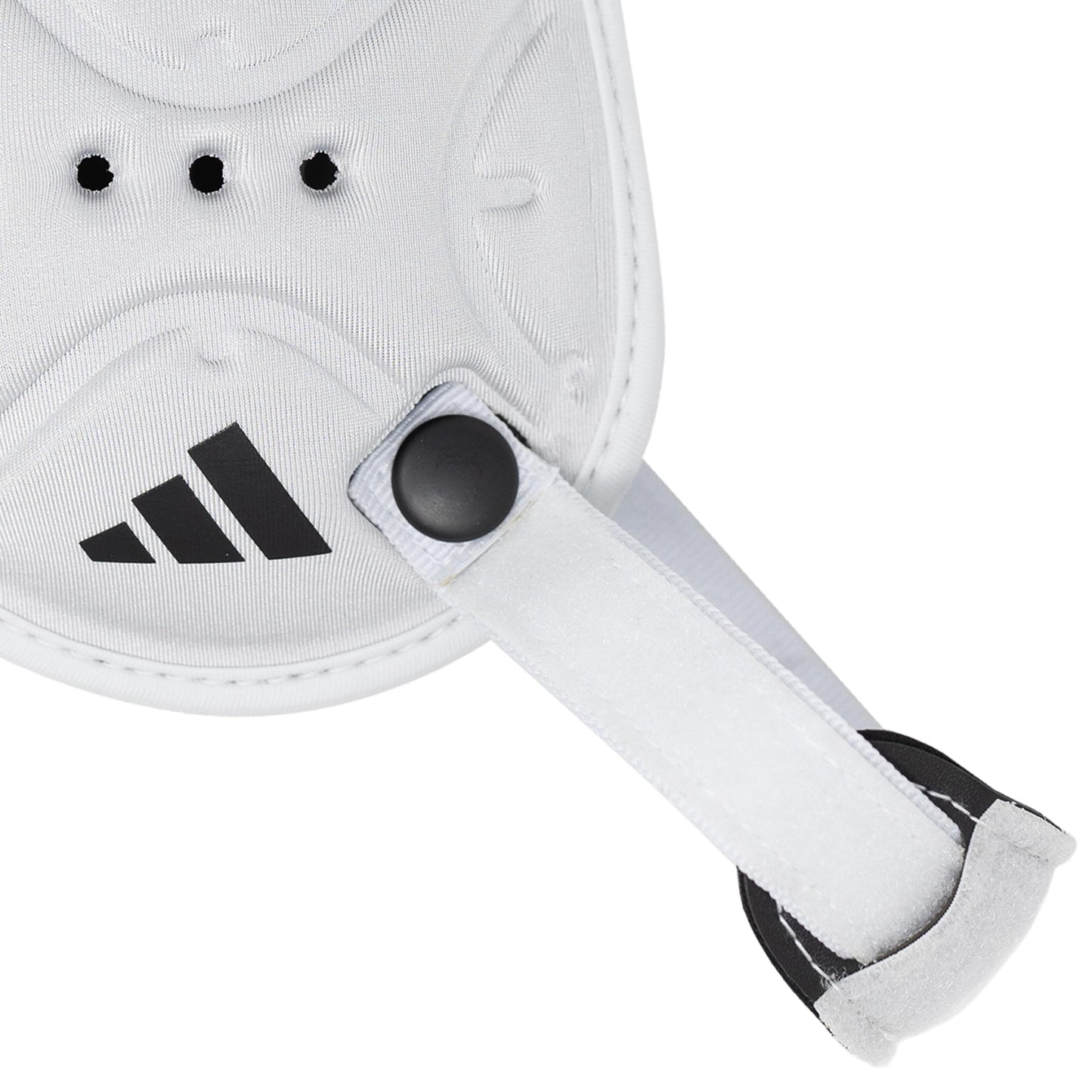 adidas Youth Wizard Wrestling Ear Guard - White/Black