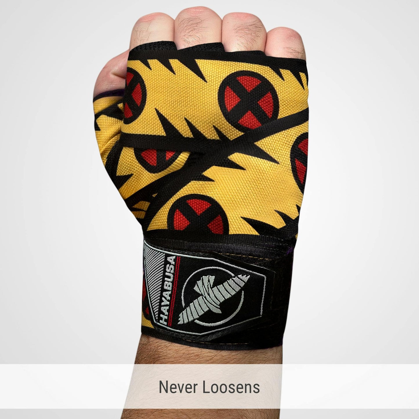 Hayabusa Marvel Hero Elite Boxing Hand Wraps for Men & Women - Wolverine