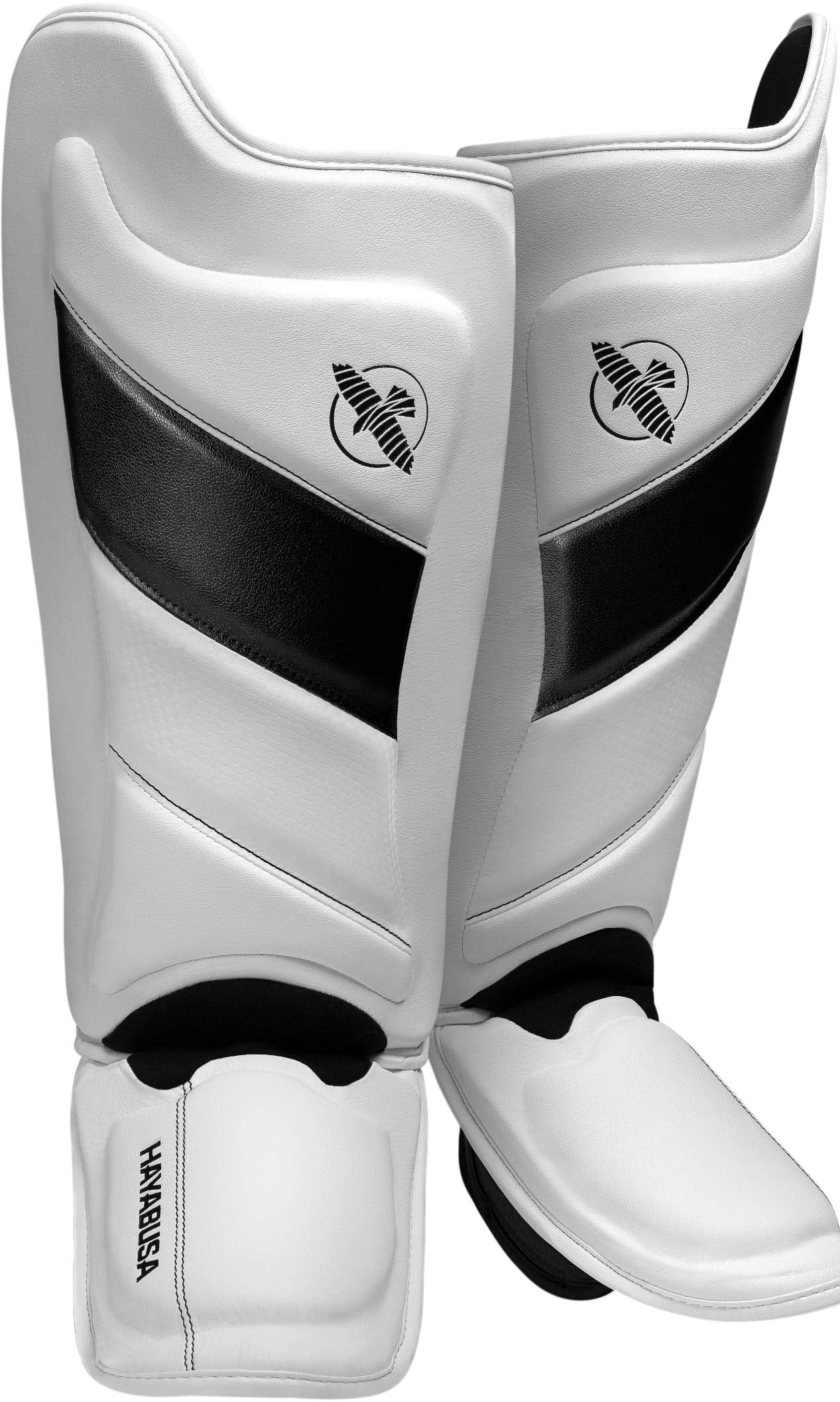 Hayabusa T3 Striking Shinguards - White/Black