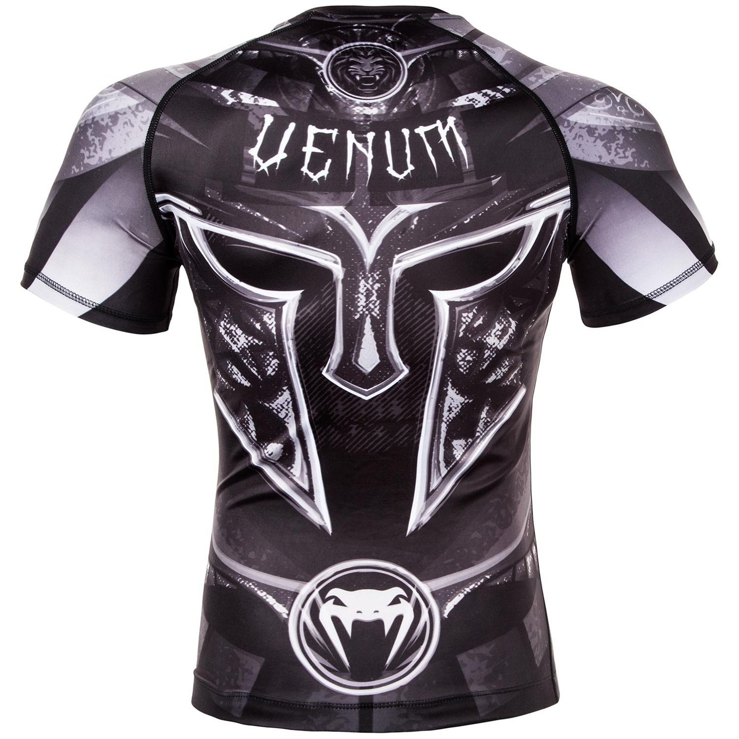 Venum Gladiator 3 0 Short Sleeve Rashguard - Black/White