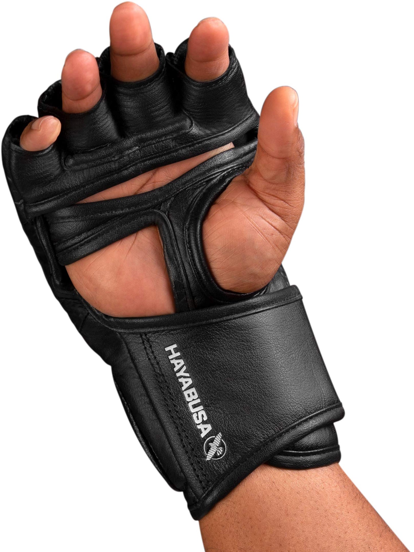 Hayabusa T3 4oz Pro Style MMA Gloves for Men and Women - Black