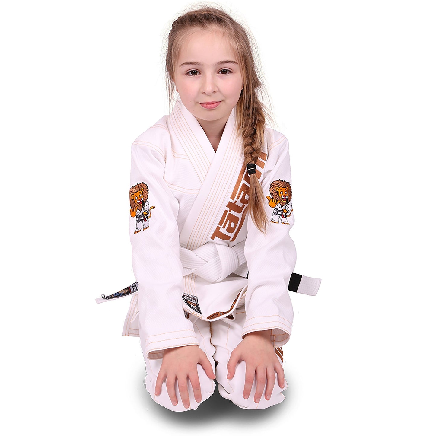 Tatami Fightwear Meerkatsu Kids Animal Jiu Jitsu Gi and Free White Belt - White